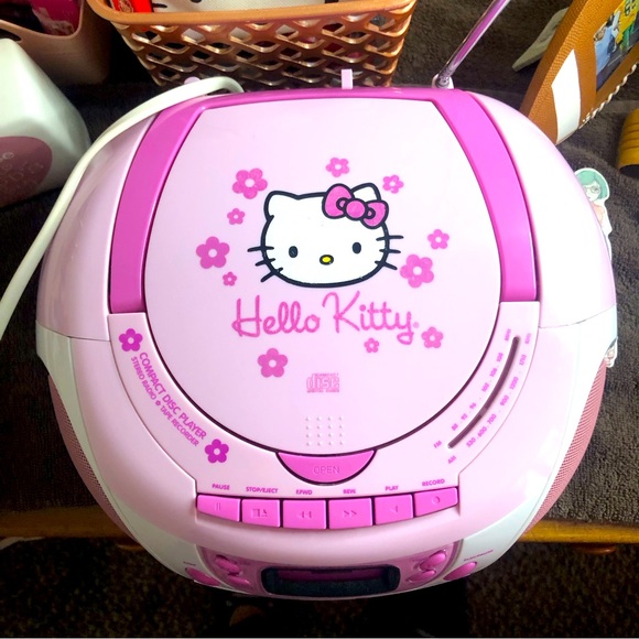 Sanrio Portable Audio & Video Vintage Hello Kitty Stereo Cd Boombox